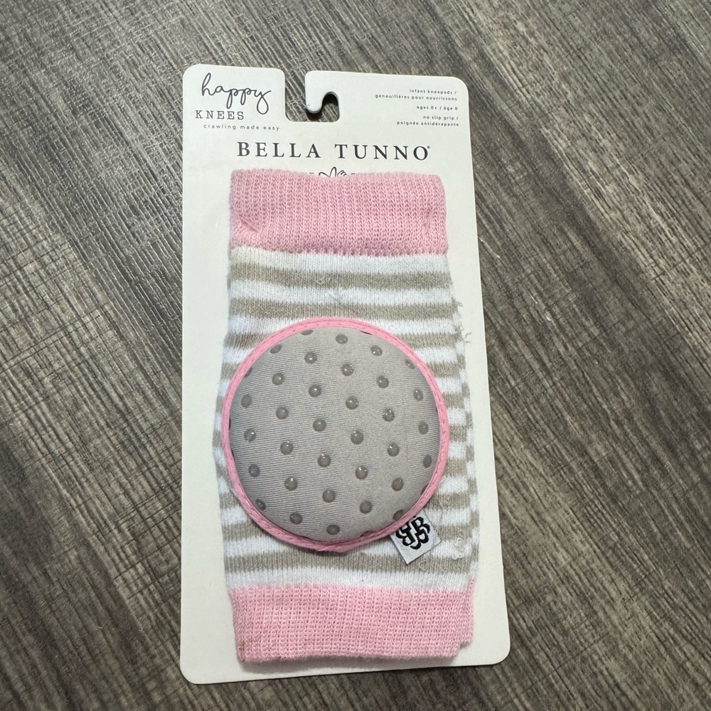 Pink and Gray Knee Pads